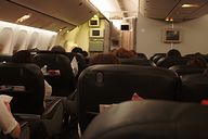 JAL331便 機内