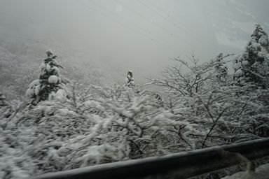 箱根の雪景色