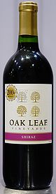 Oak Leaf Vineyards Shiraz N.V.