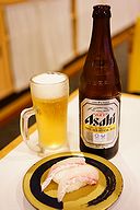 はま寿司 横浜岡野店 真鯛とビール