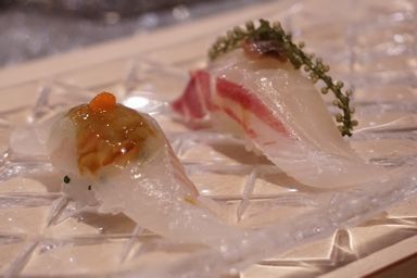 たつみ寿司 ヒラメとマダイ