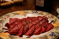 spice&wine oeld 鹿肉の燻製ロースト