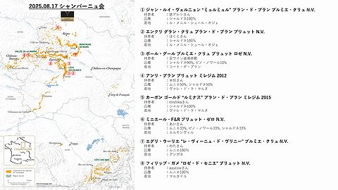 今回の持ち寄りワイン