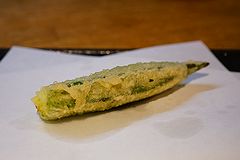 デゴルジュマン オクラの天ぷら