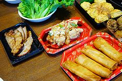 都内のパーティールーム 持参したフード