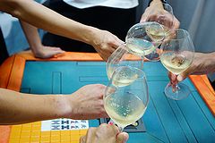 快適麻雀空間リラックマ 乾杯