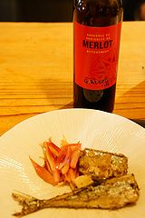 ワインステーション＋ 秋刀魚のメルロー