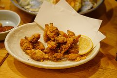 もつ焼よし田 門前仲町店 あさりの唐揚げ