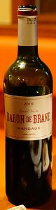 Baron de Brane 2010 [Ch. Brane-Cantenac]
