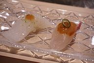 たつみ寿司 ヤリイカとヒラマサ