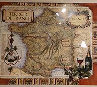 ビストロ・ヴァン・ヴィーノ フランスの地図