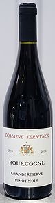 Bourgogne Grande Reserve Pinot Noir 2019 [Dom. Ternynck]