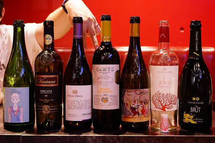 イタリアワインと千歳烏山 稽古したワインたち