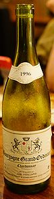 Bourgogne Grand Ordinaire Chardonnay 1996 [Joel Voillard]