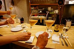 バルベーラ スパークリングワインで乾杯