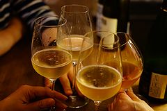 ワインショップ「デシカ」 乾杯