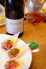 都内のパーティールーム マグロのタルタル