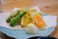 八千代丸 博多駅前店 キスの天ぷら