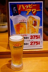 博多やりうどん別邸 生ビール