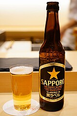 鮨 浜はち 瓶ビール