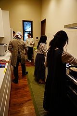 軽井沢別荘のキッチン