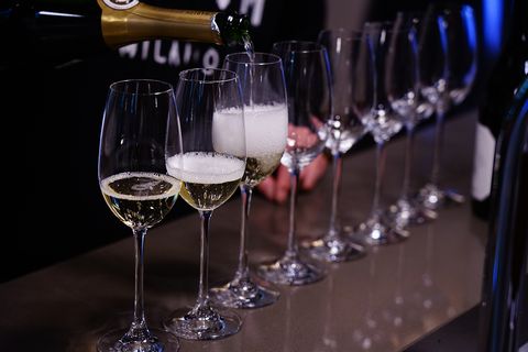 軽井沢の別荘でシャンパーニュ