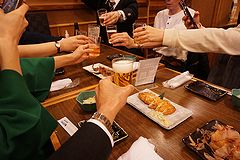 こんごう庵 御徒町店 乾杯