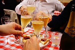 カフェ ブラッスリー ルディック 乾杯