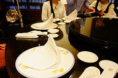 萬珍樓點心舗 テーブル