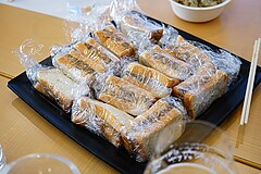 都内のパーティルーム マカジキのサンドイッチ