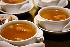 菜香新館 レンコンとピーナッツのスープ