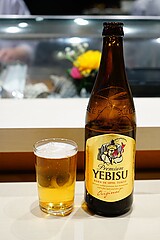 たつみ寿司 瓶ビール