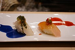 たつみ寿司 平目とカンパチ