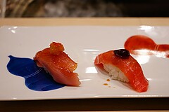 たつみ寿司 鰹と鮪中トロ