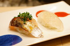 たつみ寿司 鯵と真鯛