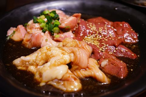 焼肉 アリラン飯店 浅間町店 ホルモン三種盛