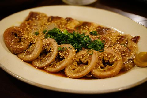 鯨の胃袋 西新橋本店 もつミックス ポン酢