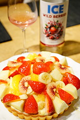 安ワイン道場 従弟が来訪しての食卓