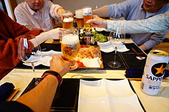 安ワイン道場 乾杯