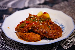 menu & wine ＜eld ローストビーフ刻みハンバーグ